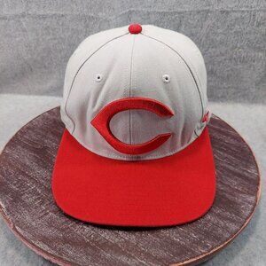 Cincinnati Reds Gray & Red Baseball Hat By 47 Adjustable Snapback Cap Unisex